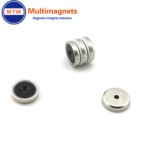 D32mm Countersunk pot magnet with Epoxy coating 